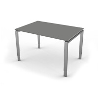 Kerkmann Schreibtisch Form 5 120x80x68-82 cm Vierfuß-Gestell höhenverstellbar