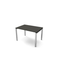 Kerkmann Schreibtisch Form 5 120x80x68-82 cm Vierfuß-Gestell höhenverstellbar