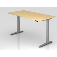 Hammerbacher  Büro Schreibtisch Stehtisch höhenverstellbar 200x100 cm Modell XBHM2E mit Memory-Schalter
