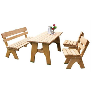 Sitzgarnitur Gartengarnitur 4teilig 150cm Kiefer...