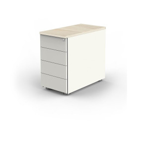 Kerkmann Büro Anstell-Container MOVE3 / MOVE2  (B)43x(T)80x(H)72-76 höheneinstellbar