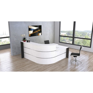 Kerkmann L-Theke Bari 3569 f.1-2 Personen mit Beratungsplatz (B)2350x(T)2000x(H)1120mm