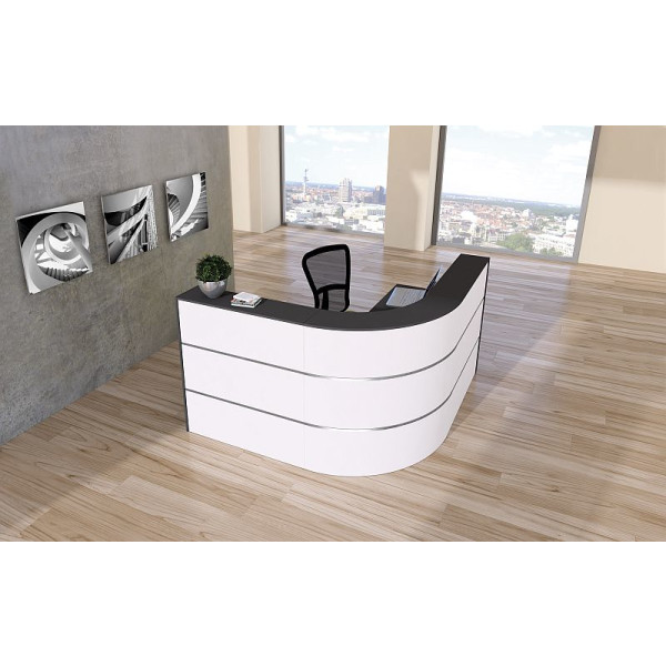 Kerkmann Design-Theke Kompakt-Theke Theke CENTO 2a 3857 (B)1800x(T)1800x(H)1100mm
