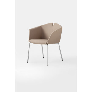 Kastel Design Lounge Sessel KUAD 4-Fuss gepolstert