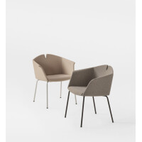 Kastel Design Lounge Sessel KUAD 4-Fuss gepolstert