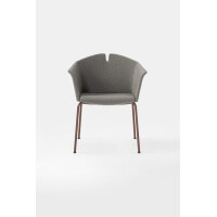 Kastel Design Lounge Sessel KUAD 4-Fuss gepolstert