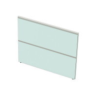 Kerkmann Design-Theke Theke Atlantis Glas 2-seitig schräg  (B)2500x(T)2500x(H)1080mm