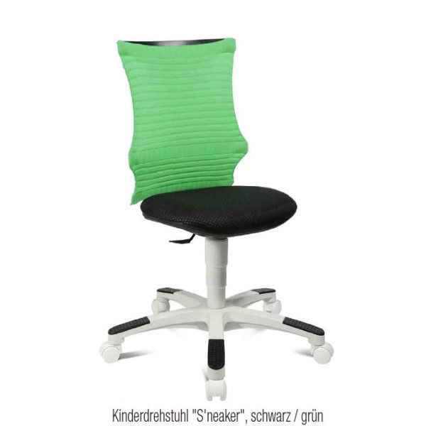 Topstar Kinder-Drehstuhl Sneaker, schwarz/grün