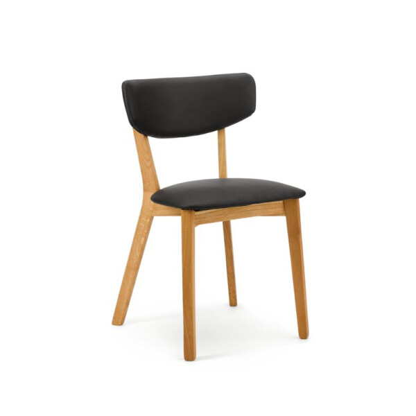 Edler Design Esszimmerstuhl Lea 1 Gestell Holz Kunstleder