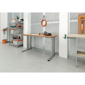 Schwerlast-Tisch180 x 80 mit Tast-Schalter Höhenverstellbar