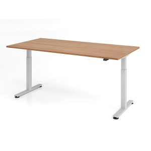Büro Schreibtisch Stehtisch höhenverstellbar 200x100 cm Modell XMST2E mit Tast-Schalter