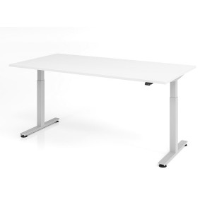 Büro Schreibtisch Stehtisch höhenverstellbar 200x100 cm Modell XMST2E mit Tast-Schalter