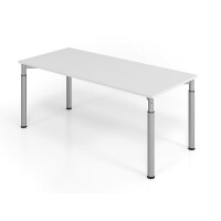 Büro Schreibtisch 180x80 cm Modell YS19 mechanische Höheneinstellung