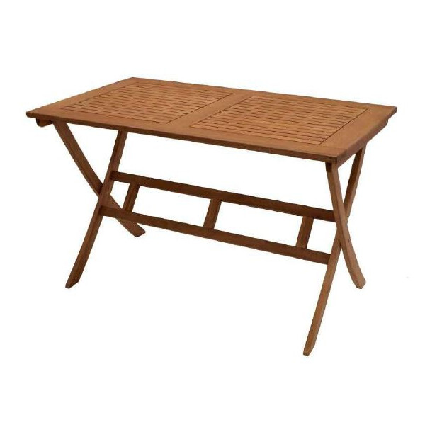 Klapptisch Holztisch 120x70x74cm  aus Eukalyptusholz