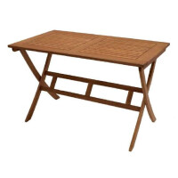 Klapptisch Holztisch 120x70x74cm  aus Eukalyptusholz
