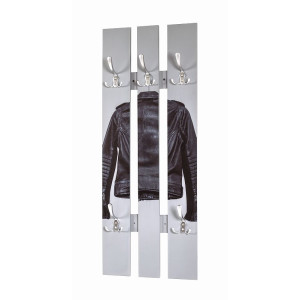 Garderobenleiste Wandgarderobe Jacket mit Motivdruck 5...