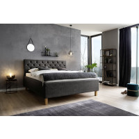 Polsterbett Doppelbett Bett San Remo mit Stoffbezug Bulus