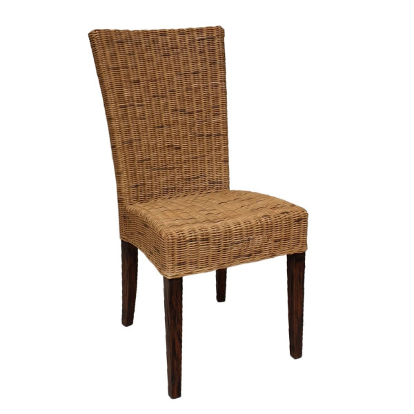 Esszimmer Stuhl Rattanstuhl Wintergarten Korbstuhl Cardine cabana braun