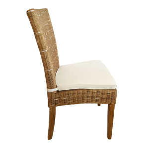 Esszimmer Stühle Rattanstühle Korbstühle Cardine 6 Stück cappuccino
