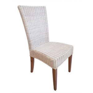 Esszimmer Stühle 6 Stück Rattanstühle Esstisch Stühle Wintergarten Cardine weiß