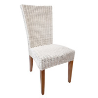 Esszimmer Stühle 6 Stück Rattanstühle Esstisch Stühle Wintergarten Cardine weiß
