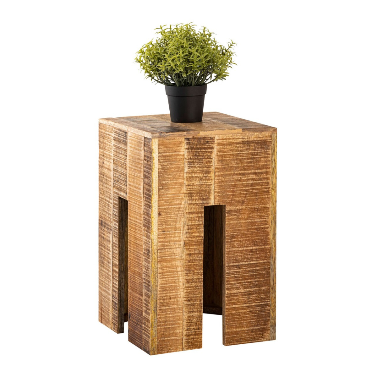 Hocker quadratisch 28 x 45 x 28 cm Blumenhocker Blumens&auml