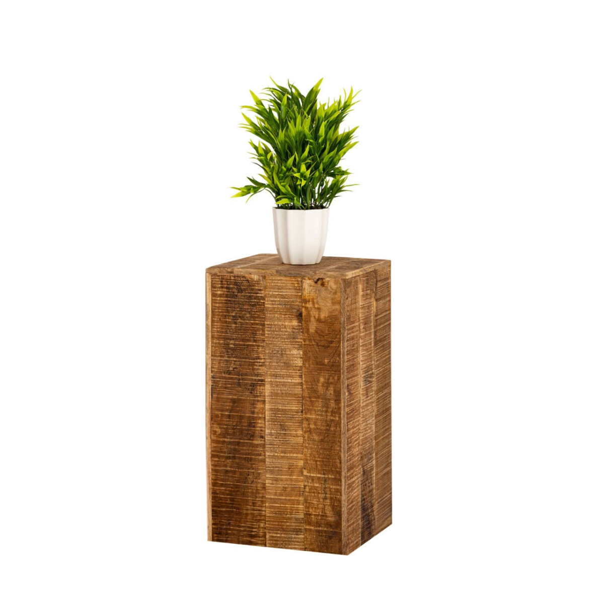 Blumensäule 27x27 H50 o. 73cm Blumen Hocker Holz Pflanz
