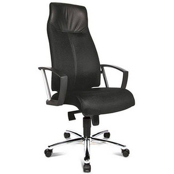 Topstar Chefsessel High Sit up schwarz, inkl. Armlehnen