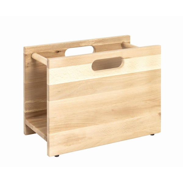 Zeitungsständer buche gedämpft 40x21x30cm