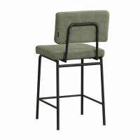 Design Barhocker Rocco R Gestell schwarz Stoff