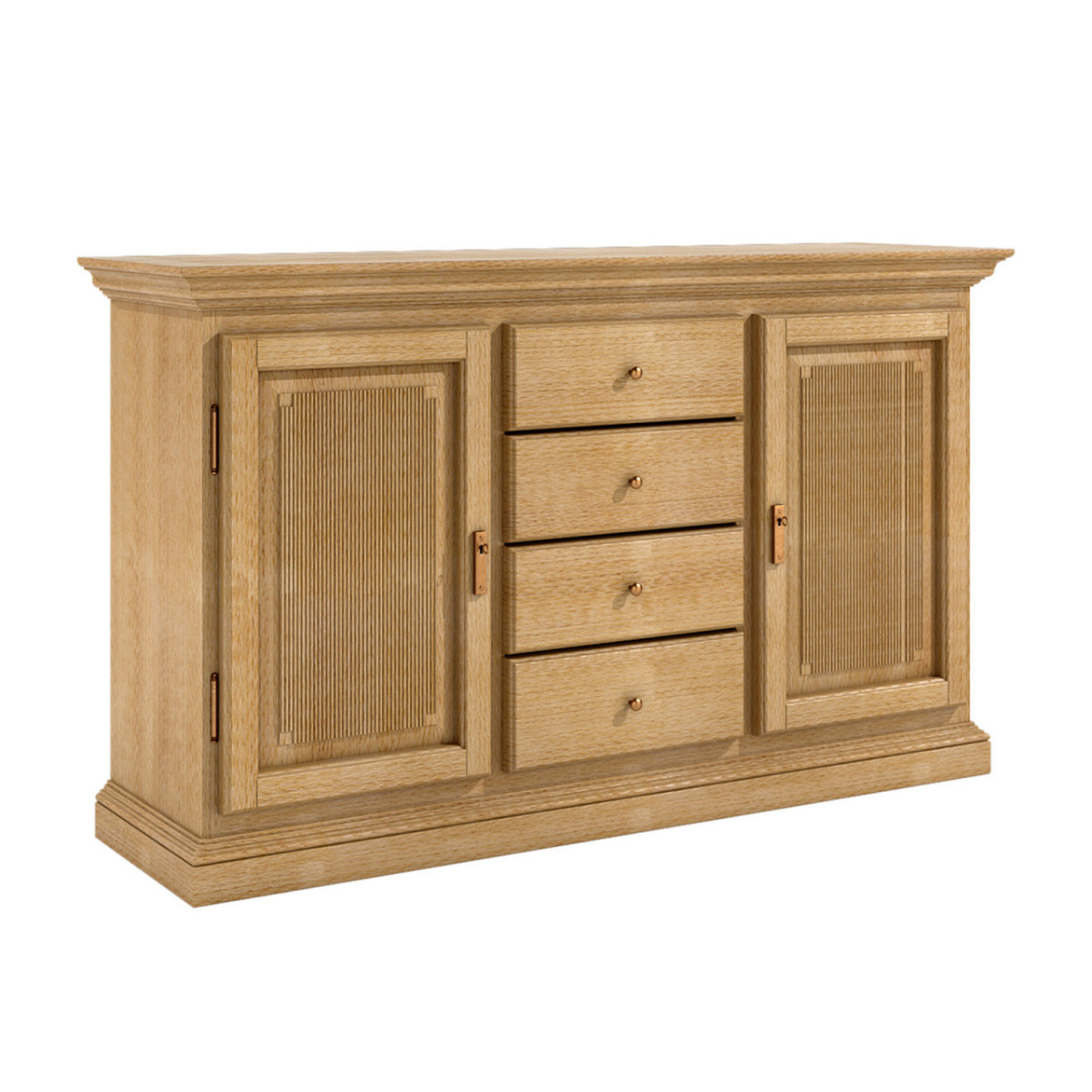 Sideboard Anrichte 2 Türen 4 Schubl box