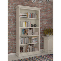 Bücherregal Regal-Schrank Duett B 112 H 212 cm mit 4 Regalfächern Pinie lipizano massiv