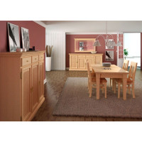 Sideboard Anrichte Duett 4 Türen 2 Schubladen 212 x 104 cm Pinie massiv