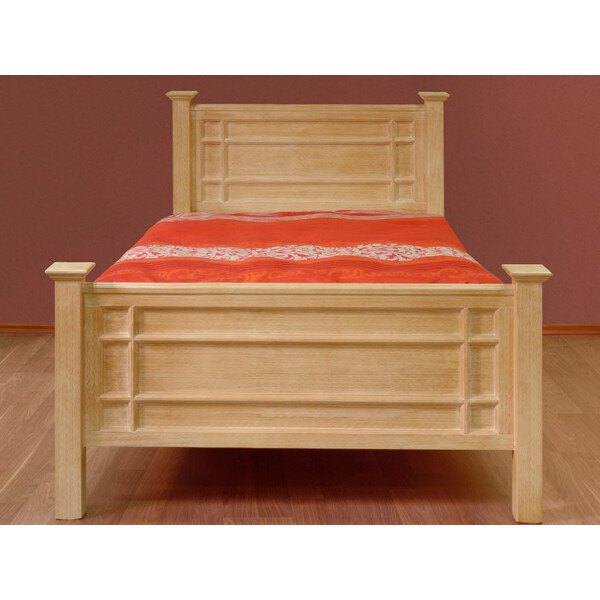 Bett Massivholz Duett 100 x 200 cm Pinie karamell