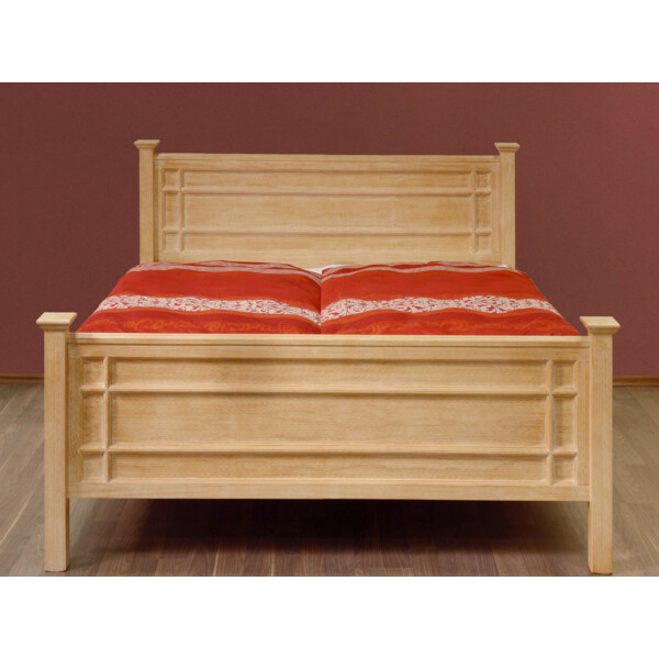 Bett Massivholz Duett 140 x 200 cm Pinie karamell