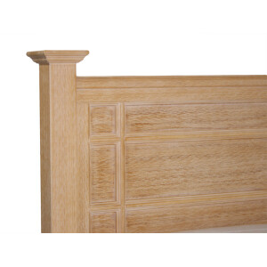 Bett Massivholz Duett 140 x 200 cm Pinie karamell