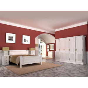 Bett Massivholz Duett 180 x 200 cm Pinie lipizano