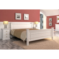 Bett Massivholz Duett 180 x 200 cm Pinie lipizano