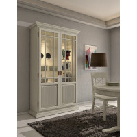 Vitrine Standvitrine Duett 2-türig B 112 cm Pinie massiv