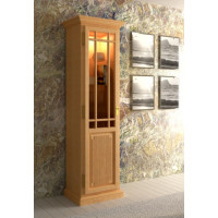 Vitrine Standvitrine Glasvitrine Duett 1-türig B 64 cm Pinie massiv