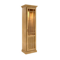 Vitrine Standvitrine Glasvitrine Duett 1-türig B 64 cm Pinie massiv