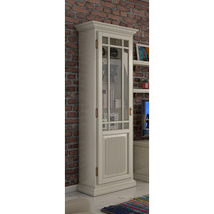 Vitrine Standvitrine Glasvitrine Duett 1-türig B 64 cm Pinie massiv