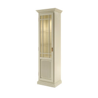 Vitrine Standvitrine Glasvitrine Duett 1-türig B 64 cm Pinie massiv