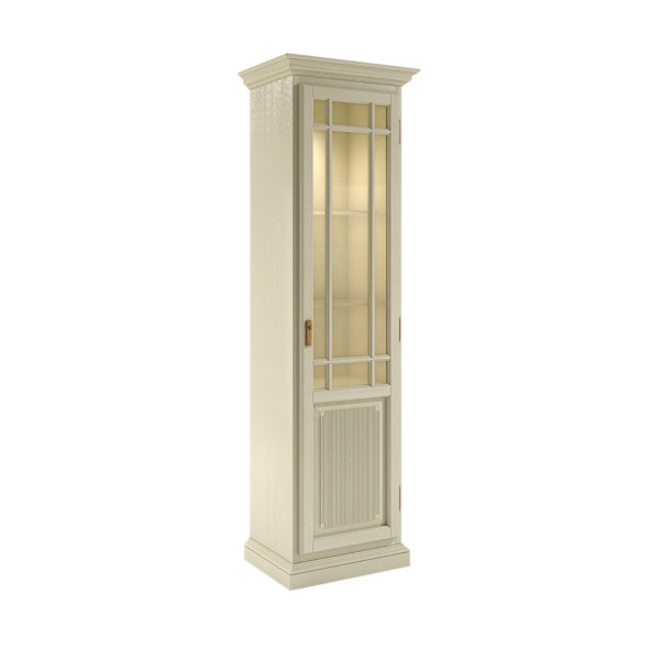 Vitrine Standvitrine Glasvitrine Duett 1-türig B 64 cm Pinie massiv