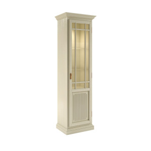 Vitrine Standvitrine Glasvitrine Duett 1-türig B 64 cm Pinie massiv