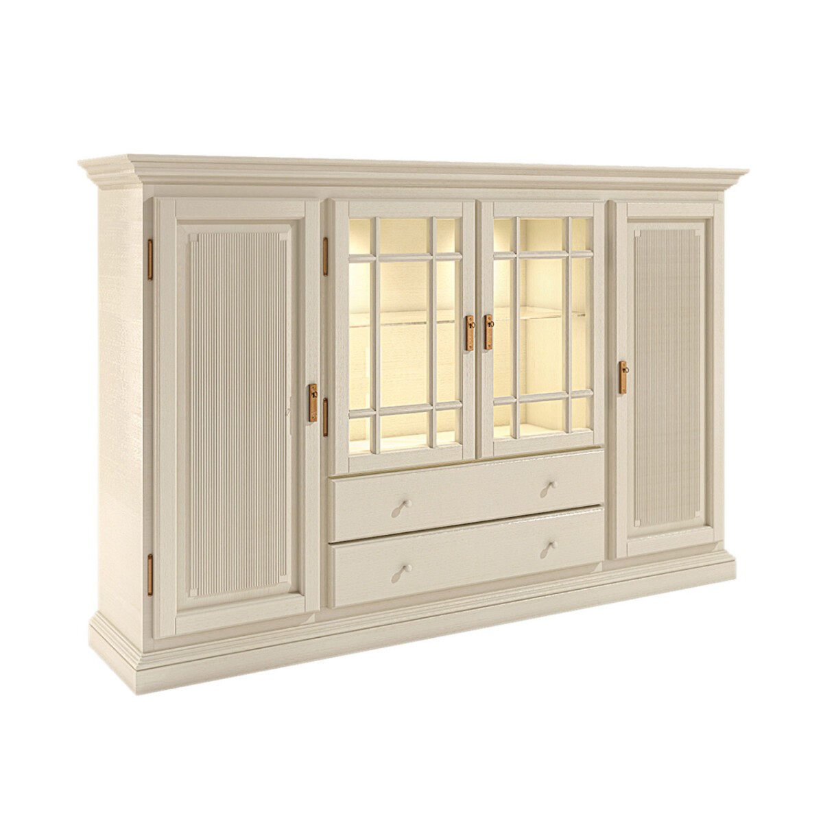 Hochanrichte Highboard Duett B 210 H 136 cm 2 Schubladen 4 T