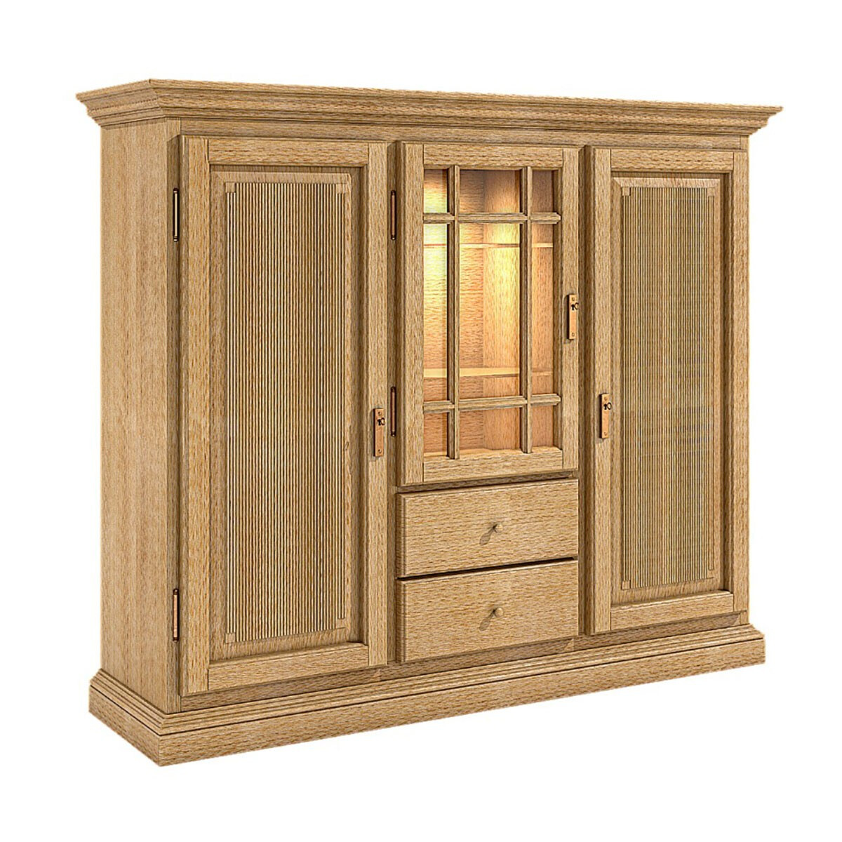 Highboard Hochanrichte Duett B 162 H 136 cm 3 Türen 2 S
