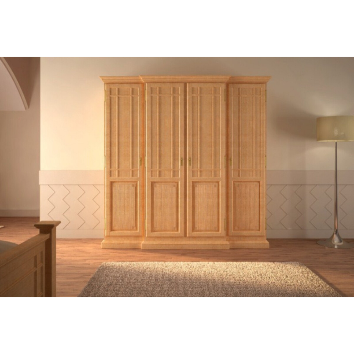 Kleiderschrank Wäsche-Schrank Duett box