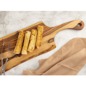 Servierbrett Holzbrett Masterbox 6-teilig Dekotablett Odin 70x20cm Dekobrett Akazie massiv