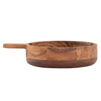 Holzpfanne Deko Pfanne Masterbox 6-teilig Holz 32x25cm Schale Akazie massiv